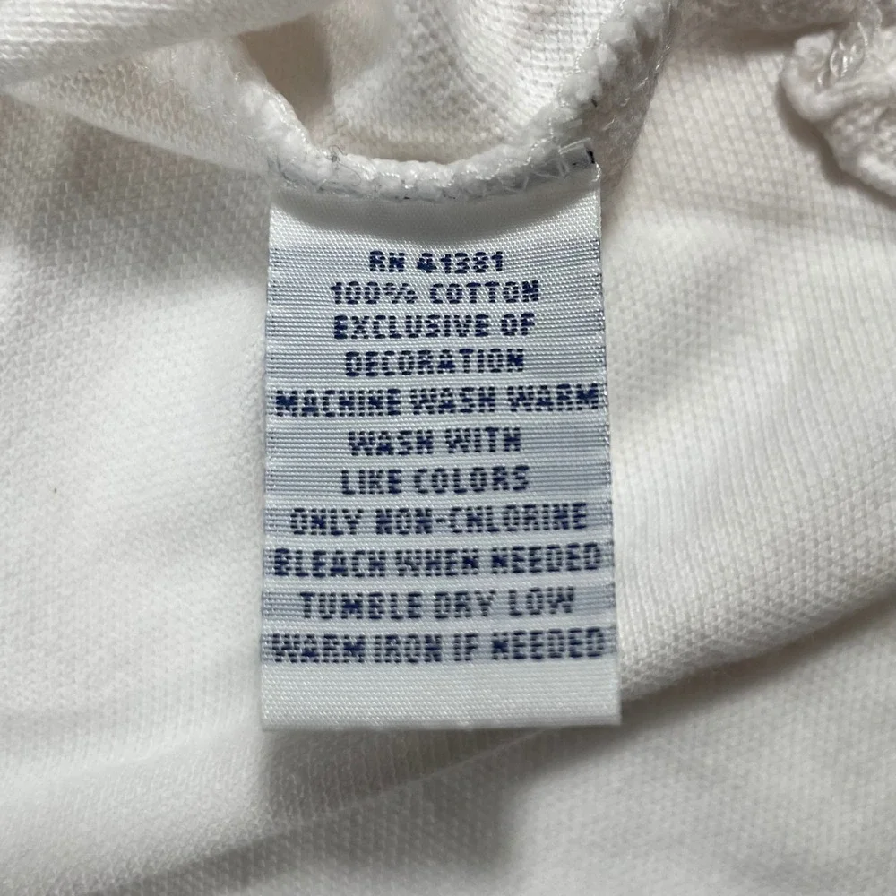 Polo Ralph Lauren Polo Shirt Mens 2XB Short Sleeve Pique White